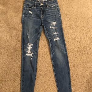 American eagle jeans high rise